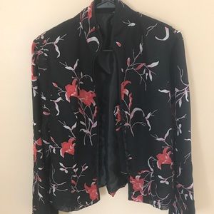 Vintage floral blazer