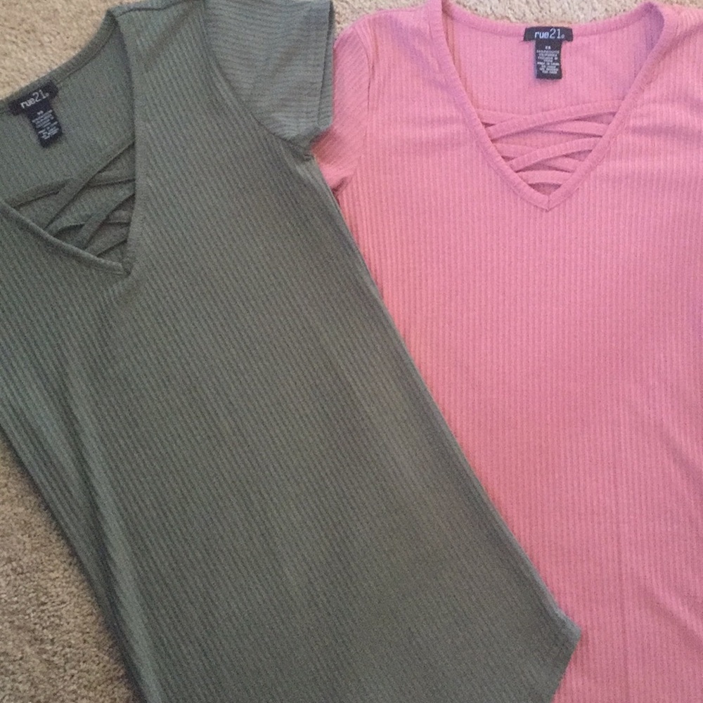 New, but no tags. Asking $12 for both tops.