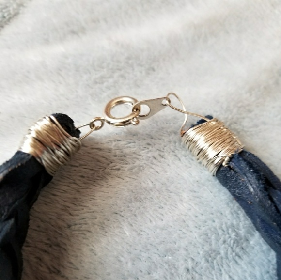 🌟NEW🌟 Leather & Druzzy Bracelet - Picture 4 of 5