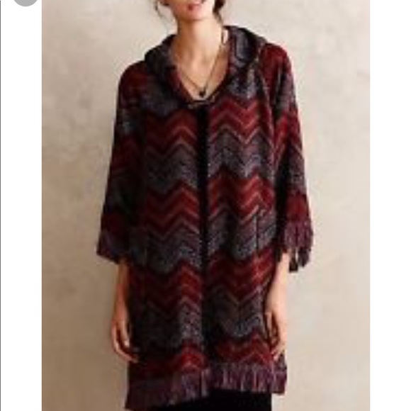 Anthropologie Hei Hei Aztec Hood Sweater XS-Small - Picture 2 of 8
