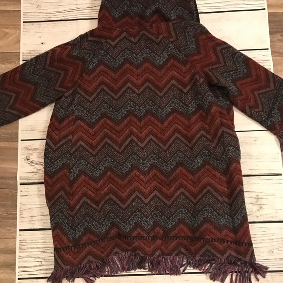 Anthropologie Hei Hei Aztec Hood Sweater XS-Small - Picture 8 of 8