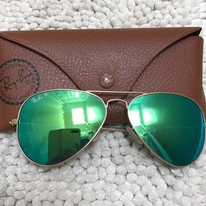 Polarized Rayban Aviators