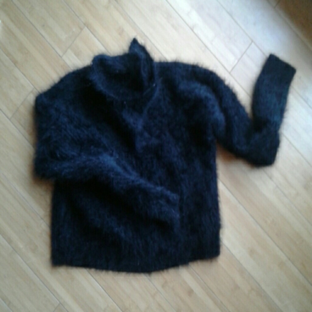 Black Angora Sweater