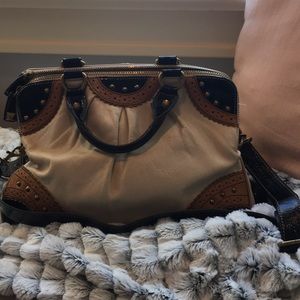 Betsy Johnson Leather Handbag