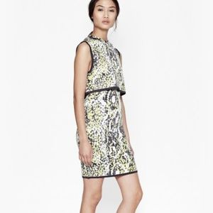 Super Chic boa print dress FRENCH CONNECTION