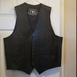 Men's Leather Vest