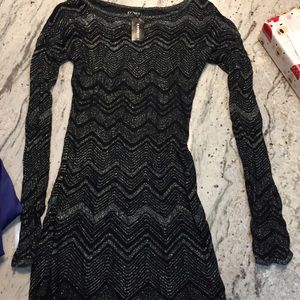 Sweater dress- zig zag pattern