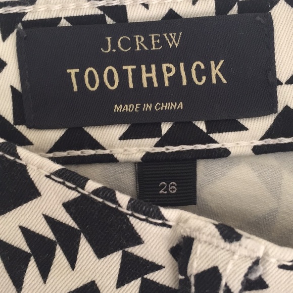 J CREW toothpick jean size 26 - Picture 2 of 5