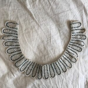 vintage beaded necklace collar choker