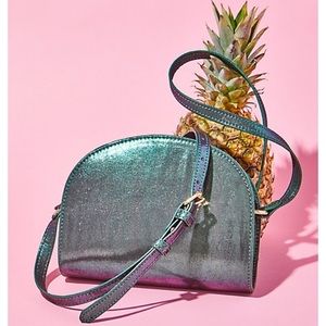 Free People Metallic crossbody bag