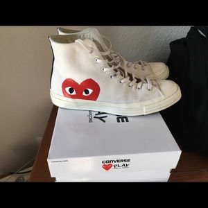 Comme de Garçons x Converse All Stars.