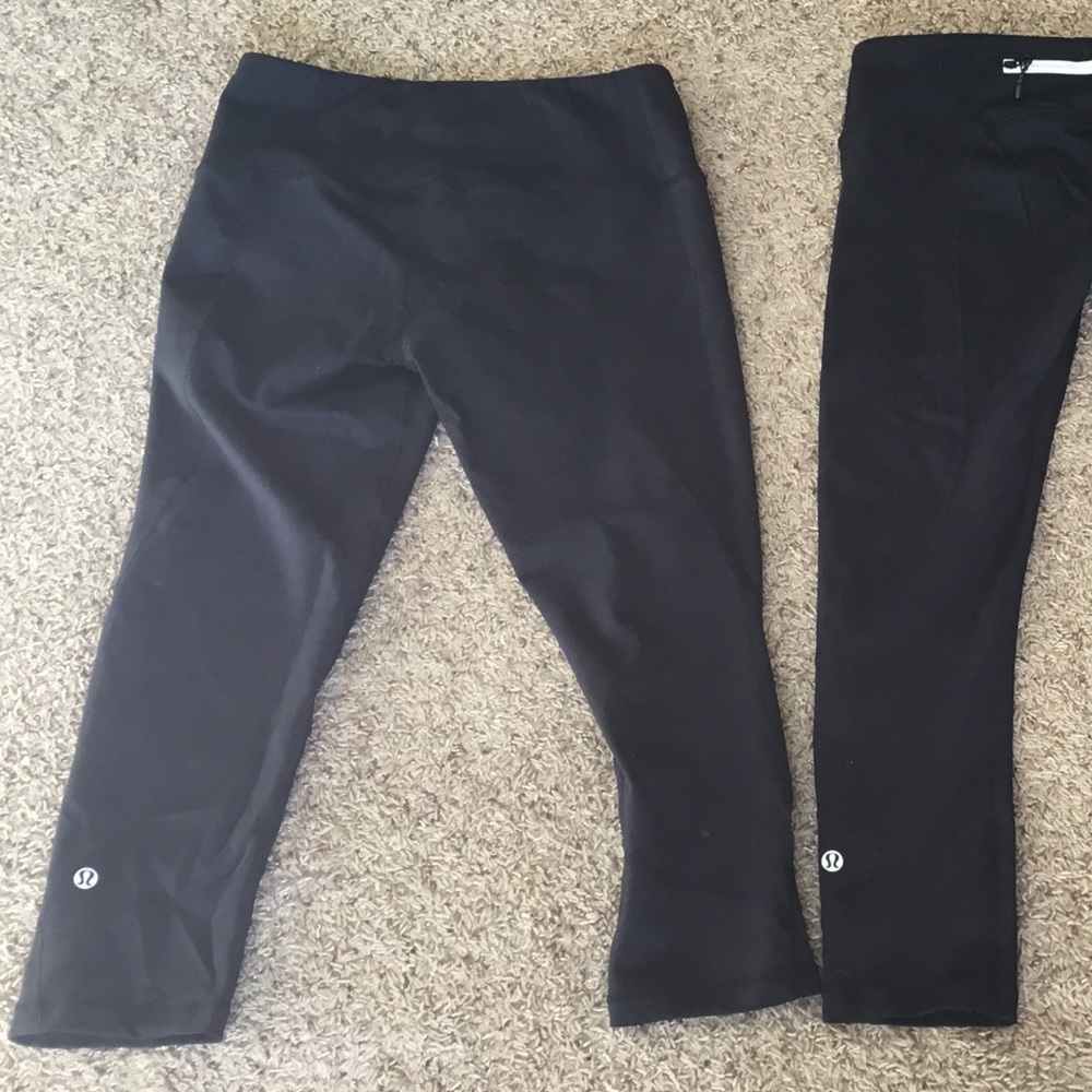 Bundle of LULULEMON crop pants