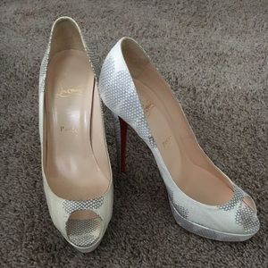 Pair of Christian Louboutin 8 1/2 shoes