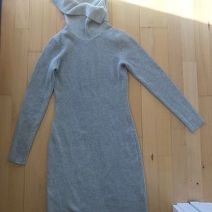 ❄️ BNWT! Ralph Lauren Gray Knit Turtleneck Dress