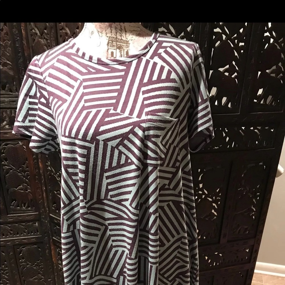 LULAROE M CARLY DRESS BRAND NEW WITH OUT THE TAGS,