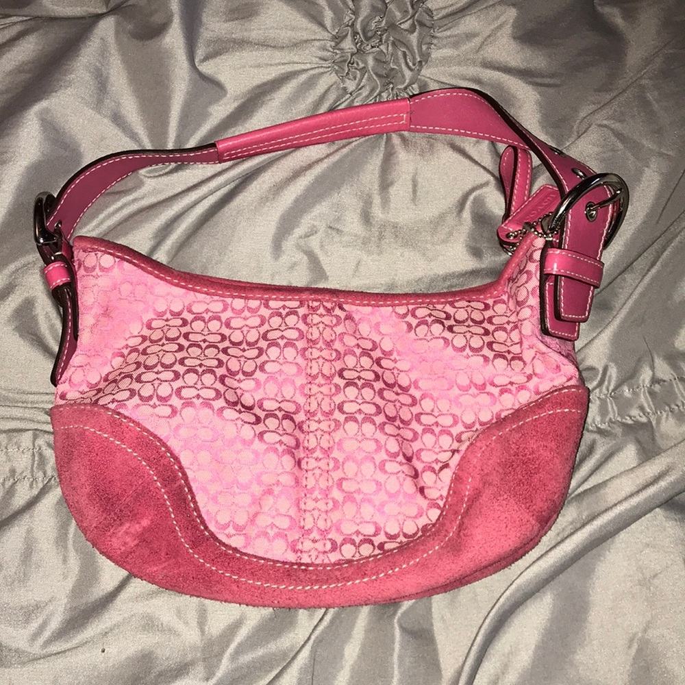 Coach pink small purse