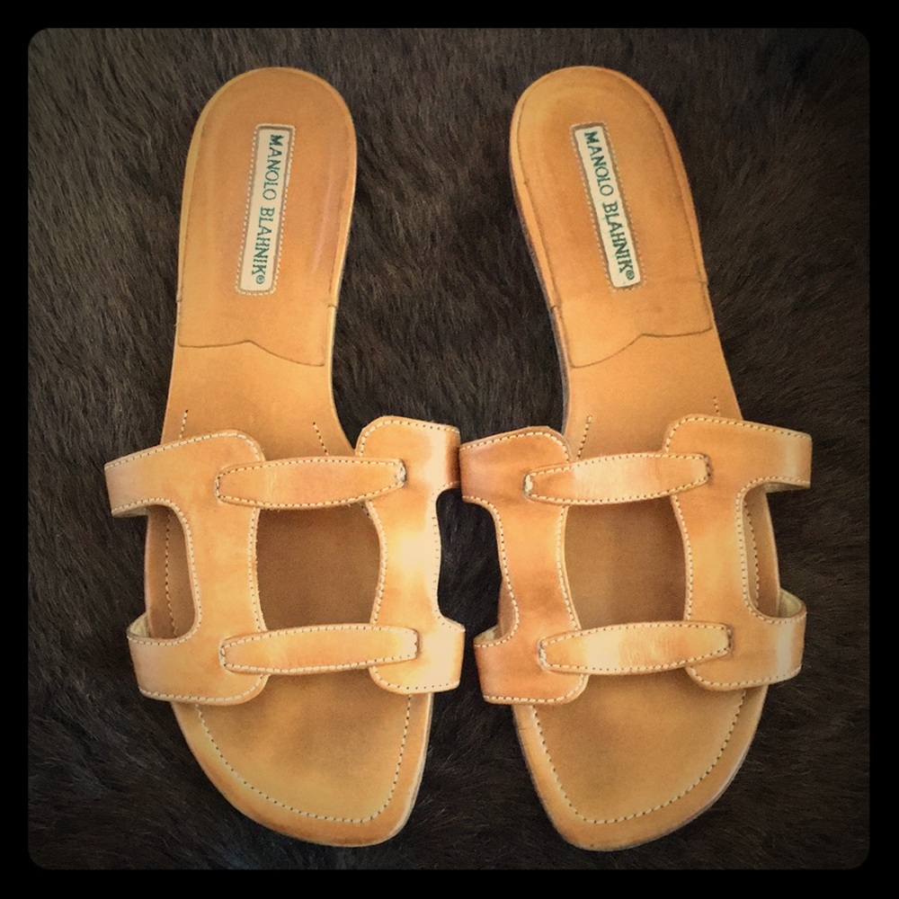 Manolo Blahnik Sandals, Size 38