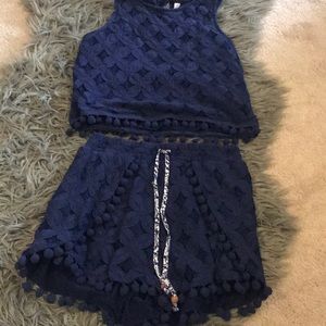 Cute navy set