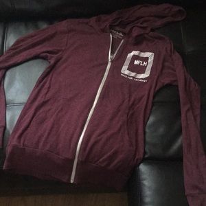 Move Fast Lift Heavy lightweight zip up size S