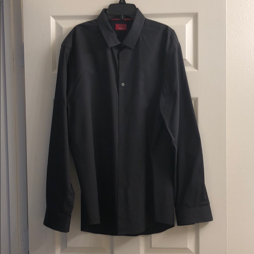 ALFANI SLIM FIT BUTTON DOWN SHIRT