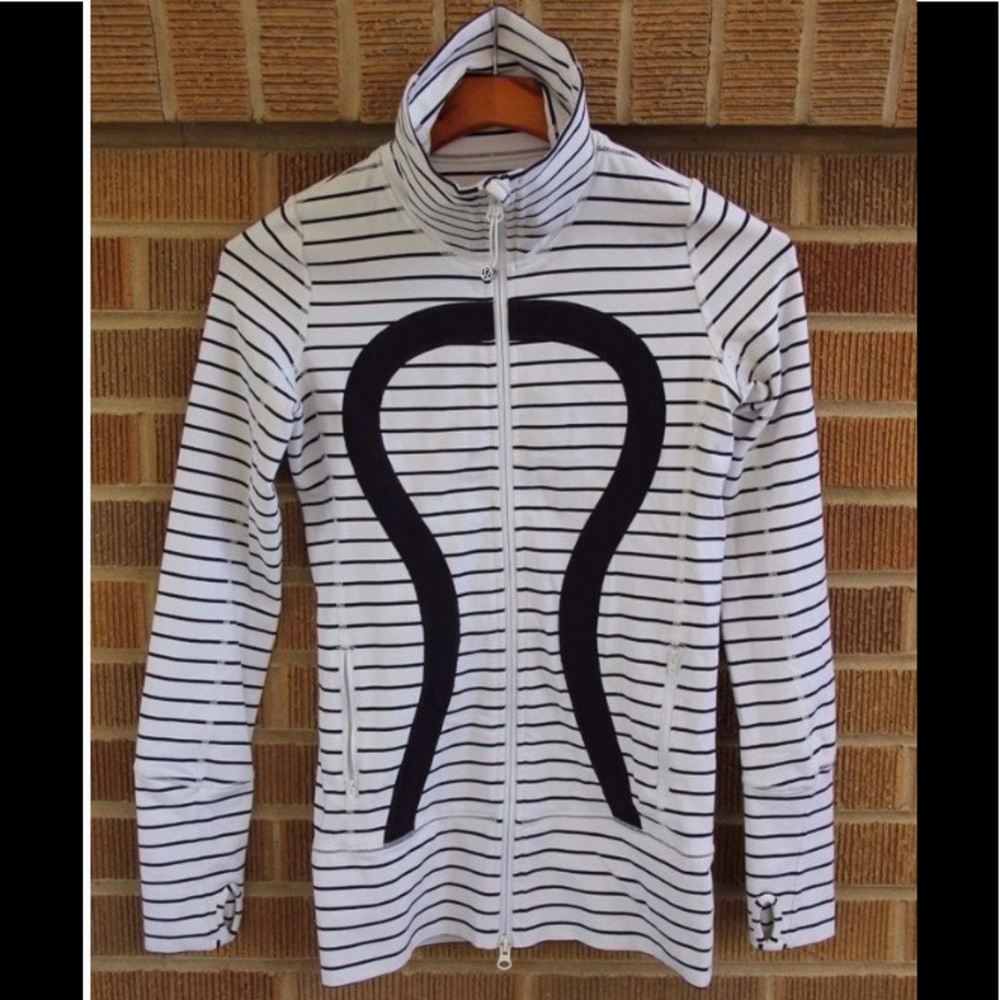 **SOLD on Tradesy** Lululemon Striped Jacket 8