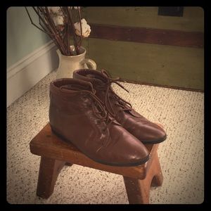 Vintage Leather Booties