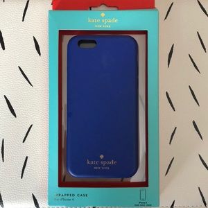 Royal blue Kate Spade iPhone 6/6s phone case
