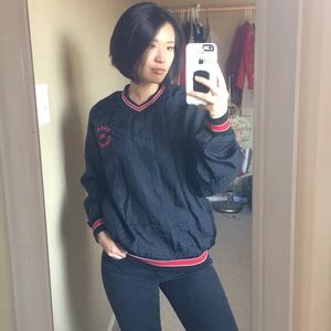 Oversized vintage windbreaker pullover size medium