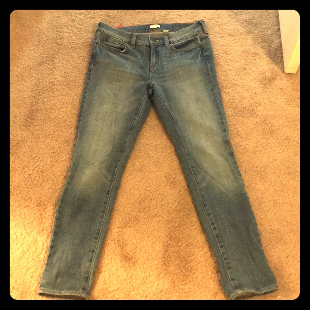 J Crew stretch skinny jeans . Size 26
