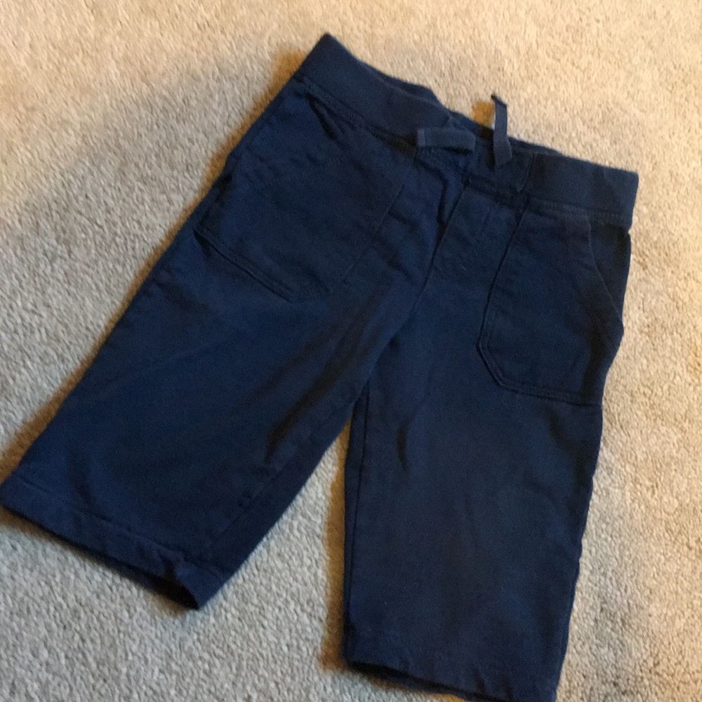 Burts Bees 3/4 length navy pants.