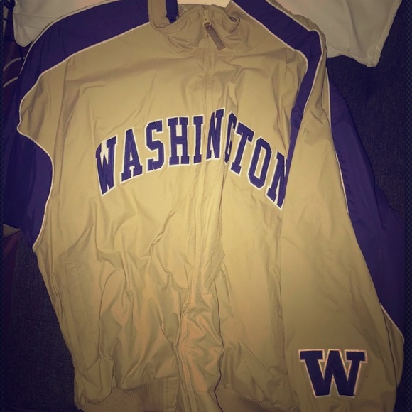 Vintage UW Huskies Bomber Jacket - Picture 1 of 4