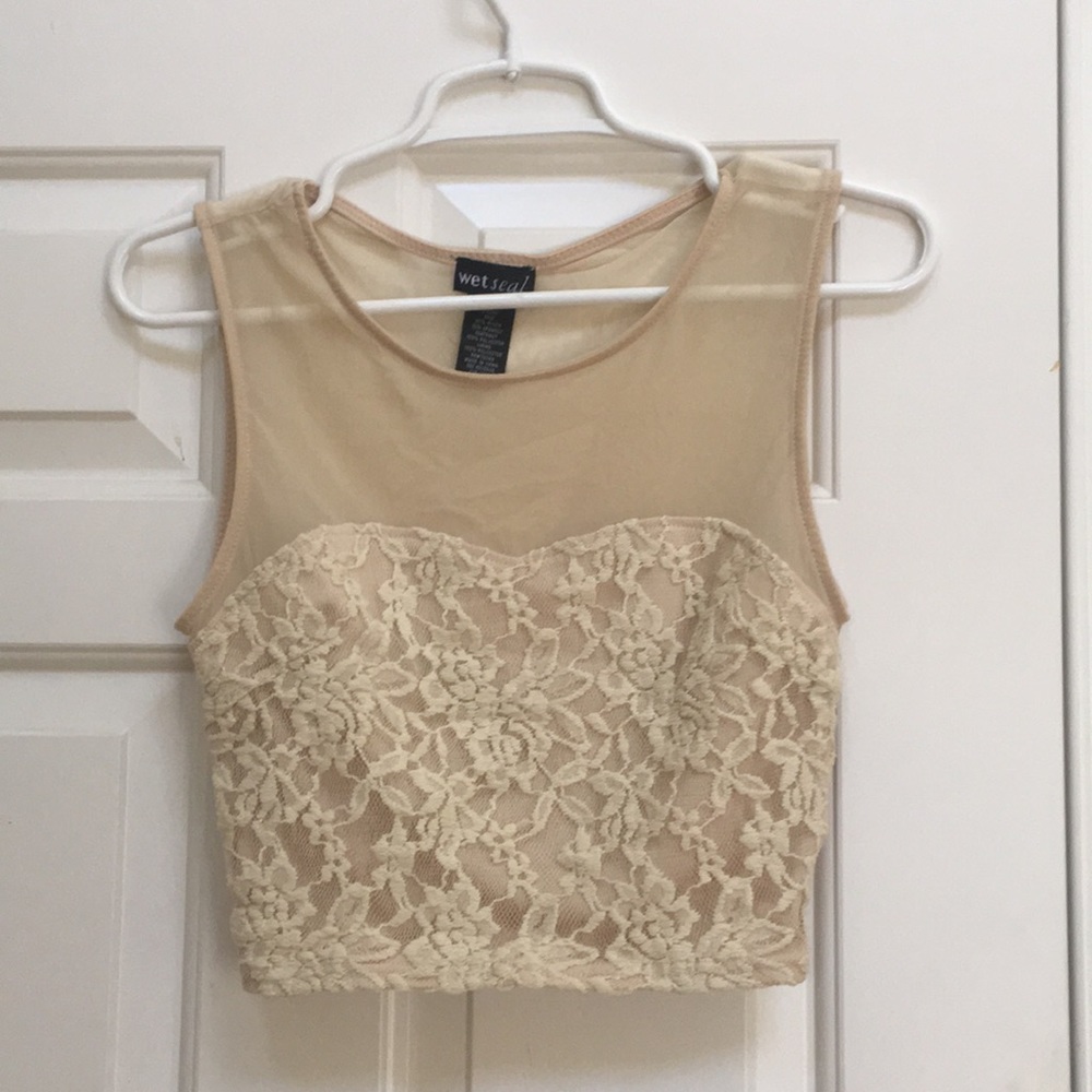 Lacey crop top