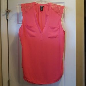 Torrid Lace cap sleeve tank