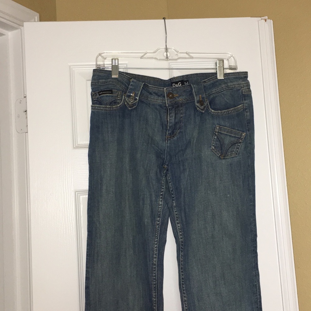 D & G by Dolce and Gabbanna Low Rise bootcut