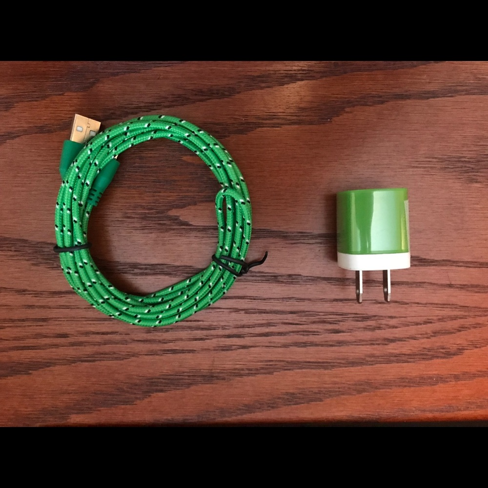 SOLD USB wall charger and charging cord