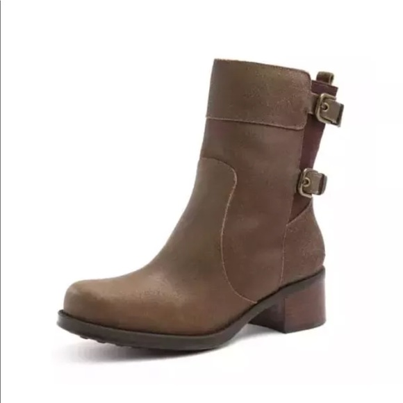 Andre Assous Leather Boots Booties NWB Sz 9 - Picture 2 of 8