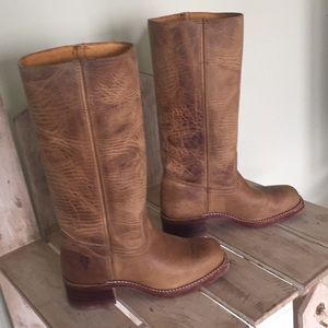 Frye Campus 14L boot in Dark Brown