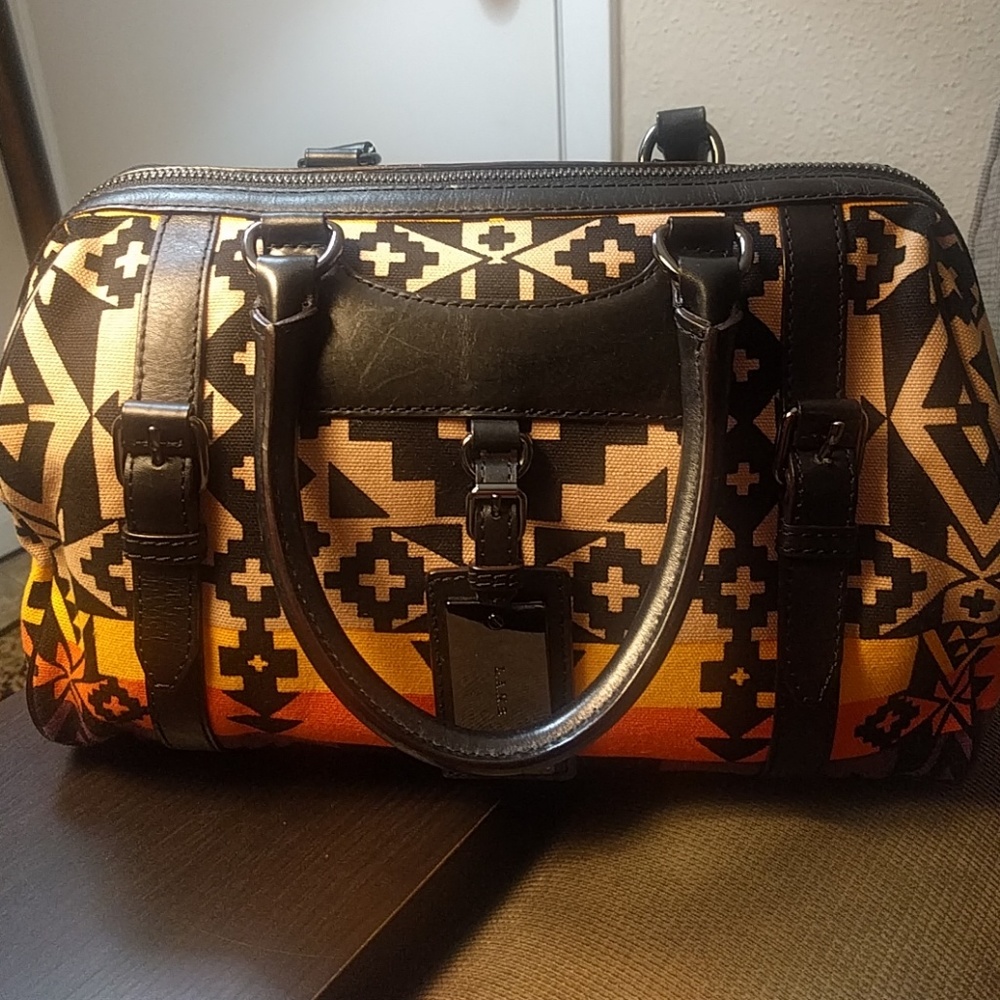 L.A.M.B. Navajo Print Bag Satchel