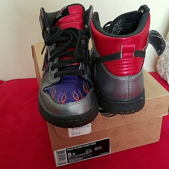 Nike Dunk High Shoes Mtlc Cl Transformers - Picture 4 of 4