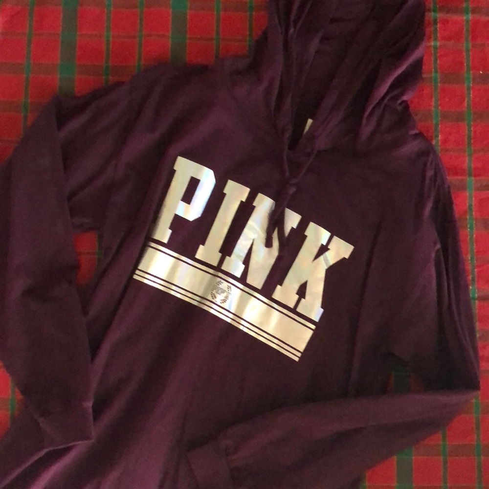 PINK - long sleeve, hoodie.