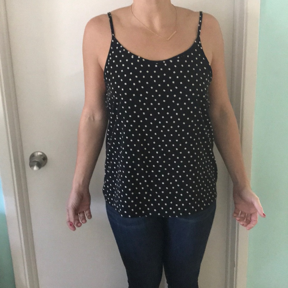 Black and white tank