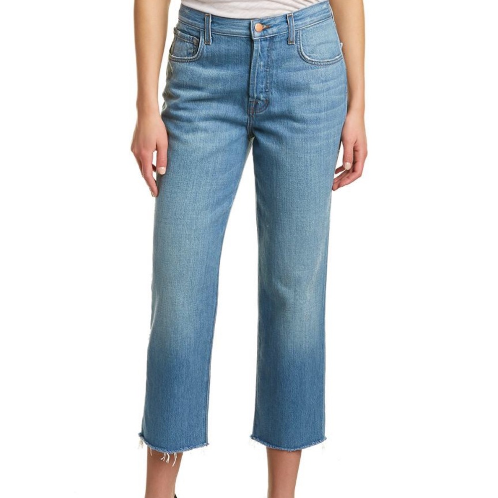🌟PRICE DROP🌟 j brand high waisted cropped jeans