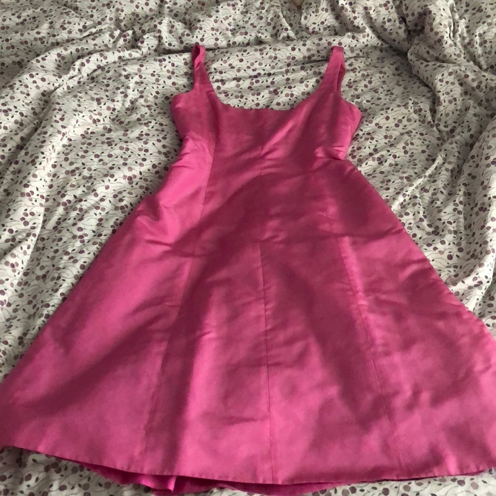 J crew pink silk taffeta dress p2