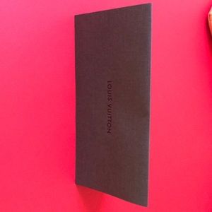 Louis Vuitton receipt holder