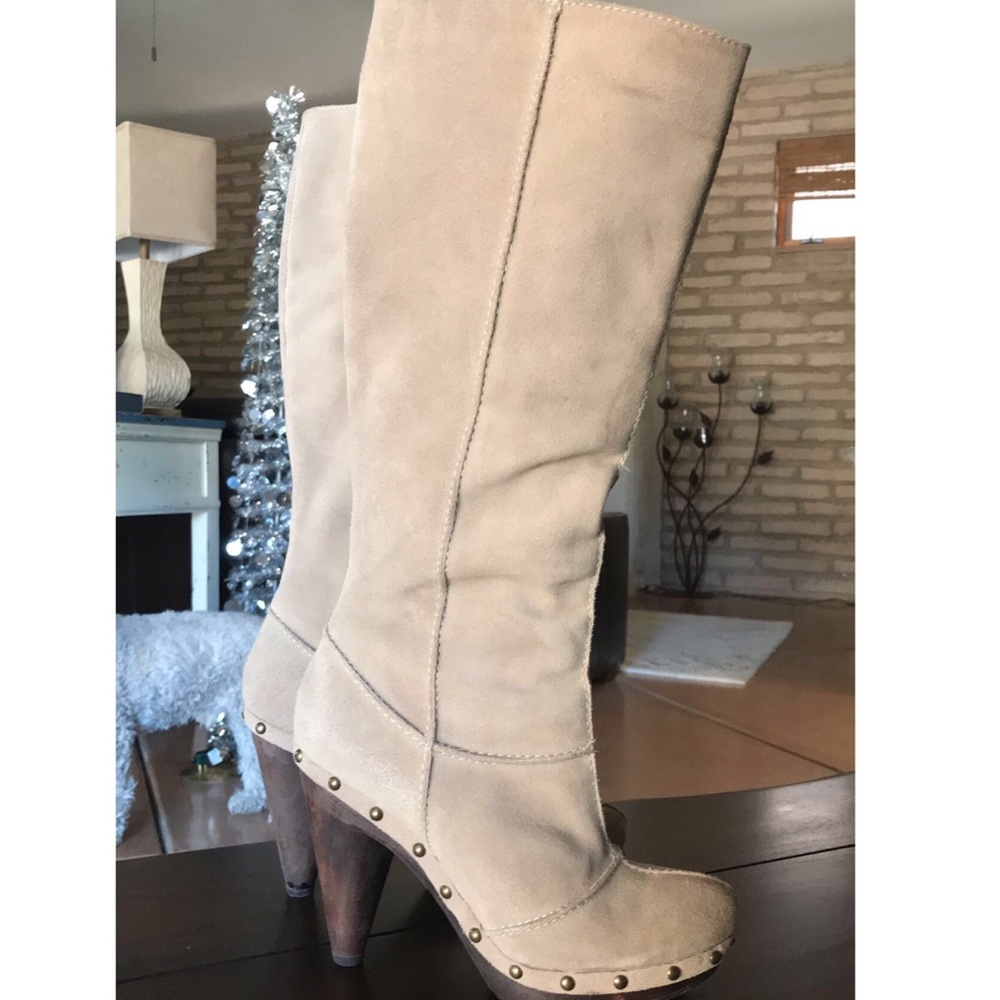 Seychelles Suede Studded Boots