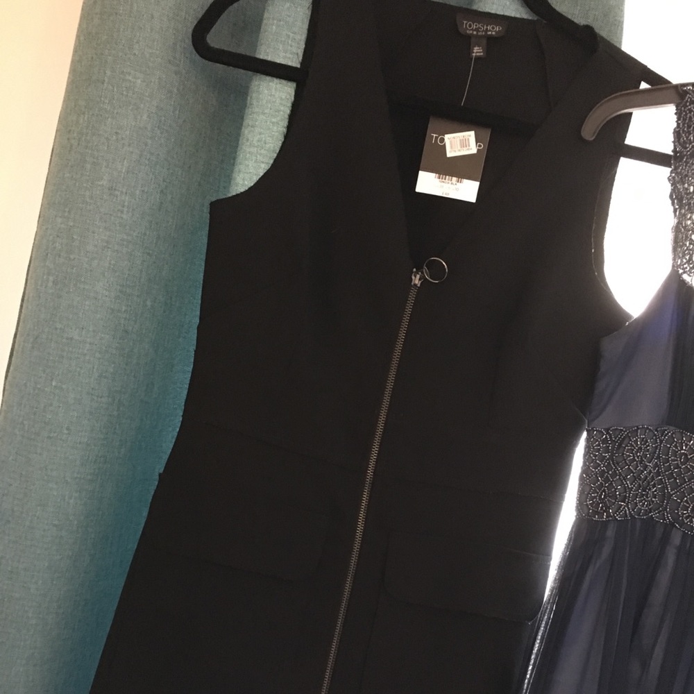 Black cocktail dress topshop