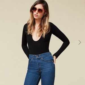 reformation gloria body suit sz xl