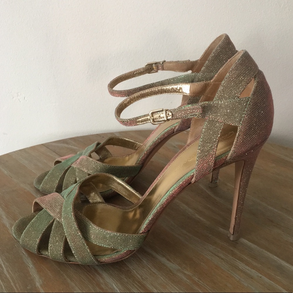 Gianvito Rossi Milano Shimmer Heels