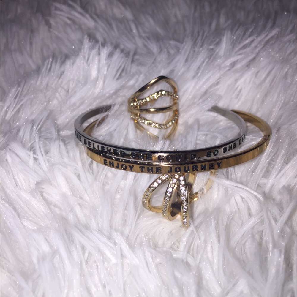 Jewelry bundle/ mantra bands