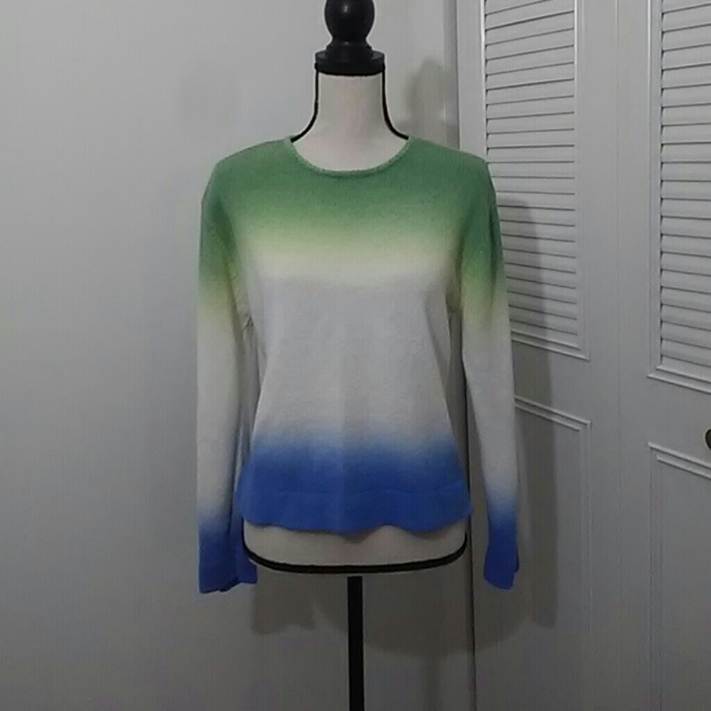 🌈 3/$10 SALE Dip Dyed Slouchy Cropped Sweater